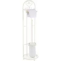 Ambiente Haus Toilettenpapierhalter Antik, antikweiß