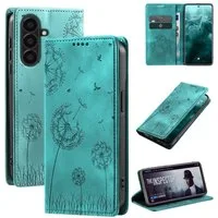 Tec-Expert Handyhülle Handy Hülle Klapphülle für Samsung Galaxy A56 5G 6.7 Zoll, 6.7", Blumen Pusteblume Case Cover mit Kartenfächern und RFID Schutz