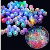 FELIXLEO LED-Leuchtmittel LED Ballons Lichter Mini Bunt Ballonlichter Runde Party, 120 St.