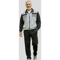 Herbold Sportswear Trainingsanzug Herren Freizeitanzug Sportanzug (2-tlg), mit Biesennaht, Reißverschluss-Taschen, Kontrastpaspel