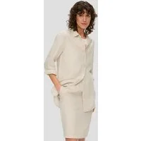 s.Oliver Langarmbluse Bluse Lange Hemdbluse aus Leinen