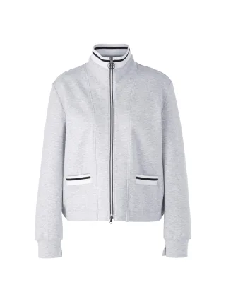 Marc Cain Sports - Kurze Sweatjacke silver grey - Gr. - 42