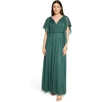 Vera Mont Abendkleid Damen im Glitzer-Look Falten