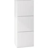 doporro Schuhschrank Schuhregal Schuhkipper mit 3 Fächern BTH:45x36x120cm Schuhschrank02