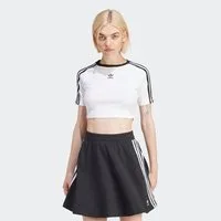adidas Originals T-Shirt 3-STREIFEN BABY sportlicher Stil, cropped, mit drei Streifen, aus Baumwollmix
