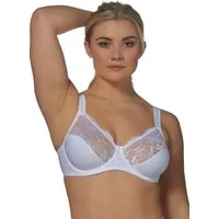 Elbrina Bügel-BH EMBROIDERY breite Träger, ohne Schale, mit Bügel, mit Spitze, feminin