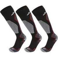 Nordica Skisocken NORDICA HIGH PERFORMANCE MEN 3er Pack Socken black/anthracite/red