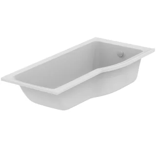 Ideal Standard Dusch-Badewanne CONNECT AIR, Version re., 1700x800x465mm, Weiß, E113501 E113501