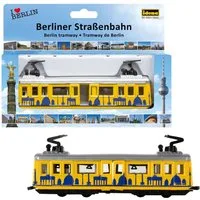 Idena Spielzeug-Straßenbahn Idena 4259526 - Modell Berliner Straßenbahn, mit Rückzugmotor, ca.