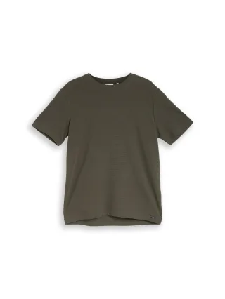 Tom Tailor - T-Shirt aus Baumwolle leaf green ottoman - Gr. - XXXL
