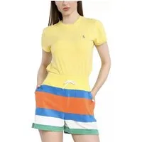 Polo Ralph Lauren T-Shirt Pony Classic Fit ikonische, blau gestickte Polo-Reiter-Logo-Applikation