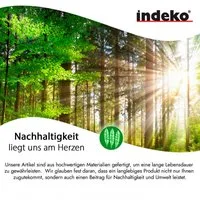 indeko Gardinenstange Linz, Ø 20 mm, 2-läufig, Wunschmaßlänge, mit Bohren, verschraubt, Stahl, Komplett-Set inkl. Montagematerial