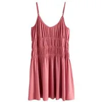 Next Jerseykleid Gerafftes Minikleid aus Jersey (1-tlg)