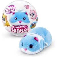 ZURU Robotertier ZURU 9543A - Pets Alive Hamster Mania, Blau - Elektronisches Haustier