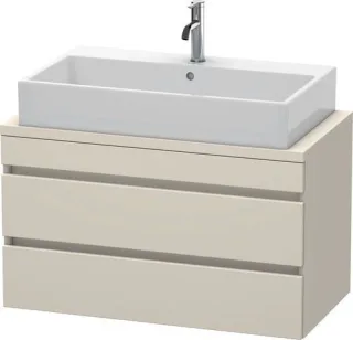 Duravit DuraStyle Konsolenwaschtischunterbau wandhängend Taupe Matt 900x478x512 mm - DS530809191 DS530809191