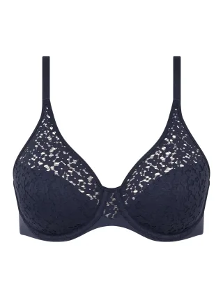 Chantelle Lingerie - Norah Bedeckender gemoldeter BH marine blue - Gr. - 75 D