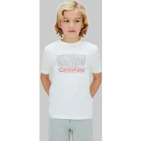 Calvin Klein Jeans T-Shirt PERFORATION T-SHIRT Regular fit für Kinder mit Markenprint