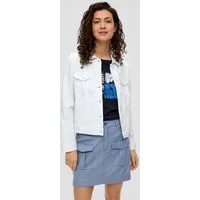 s.Oliver Funktionsjacke Indoor-Jacke Kurze Jeansjacke mit angedeuteten Brusttaschen
