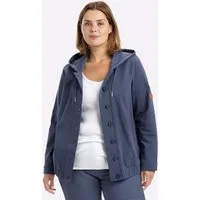 Sheego Shirtjacke Blouson Langarm
