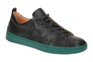 Think 227 TURNA Damen-Sneaker Schwarz pino Echtleder naturlatex Sohle F - nor...