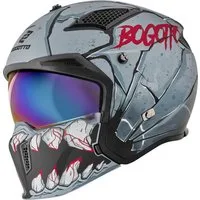 Bogotto Motorradhelm Radic Onix 22.06 Helm, herausnehmbares Innenfutter,integriertes Sonnenvisier