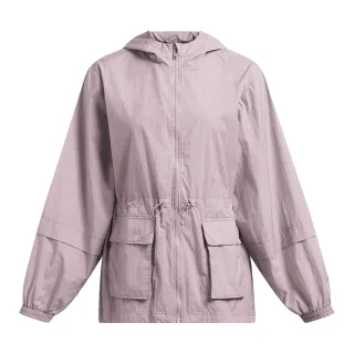 Under Armour - Windjacke für Damen, Taillenschnürung (Grau)