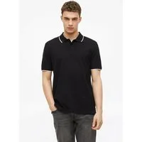 s.Oliver Kurzarmshirt Polo-Shirt Piqué-Poloshirt mit Kontrast-Details