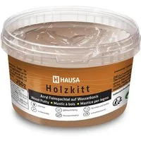 Hausa Holz-Reparaturset Holzkitt, 250g gebrauchsfertig ausgezeichnete Füllkraft rissbeständig, 1-St., Gramm Wenge Holzspachtelmasse Kitt für Holz, Holzspachtel/Füllmasse zum Reparieren