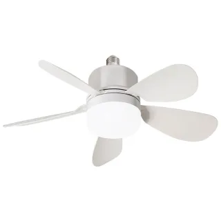 Elfeland E27 LED Ceiling Fan Light Remote Control 3-Speed Fan & 3-Color Temperature Dimmable With 2/4H Timer Removable B