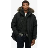 Superdry Parka EVEREST FAUX FUR PARKA JACKET Kunstfaser, loose fit
