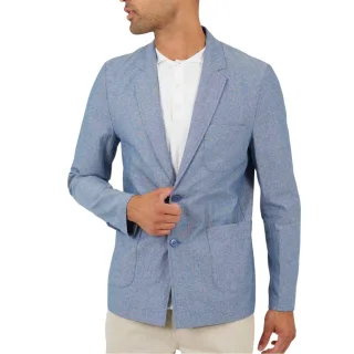 Brave Soul - Blazer für Herren, Zwei Knöpfe (Chambrayblau)