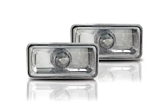 2x Premium Seitenblinker Blinker in Chrom / Klarglas für VW Golf 3 III Vento Passat B3 35i