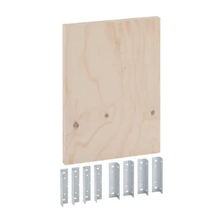Geberit Duofix Montageplatte 111859001 50x35x2cm, aus Holz, für AP Armaturen, universell