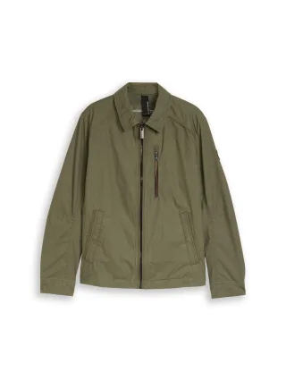 Tom Tailor - Übergangsjacke aus Baumwolle faded leaf green - Gr. - XXL