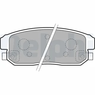Delphi Bremsbel?ge hinten Mazda Rx-8 Suzuki Ignis