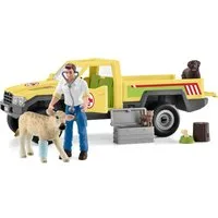 Schleich® Spielfigur Tierfiguren Farm World - Tierarztbesuch auf dem Bauernhof