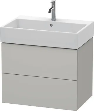 Duravit L-Cube Waschtischunterbau wandhängend Betongrau Matt 684x459x544 mm - LC627600707 LC627600707