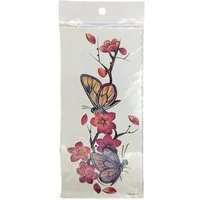 Eyecatcher Schmuck-Tattoo Blumen- und Schmetterlings-Tattoos – Temporäre Körperkunst
