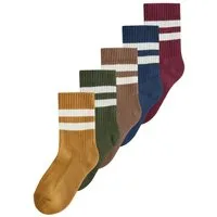 Next Kurzsocken Gerippte Socken mit hohem Baumwollanteil, 5er-Pack (1-Paar)