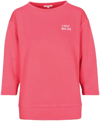 zab company - Da. Sweatshirt 3/4 Arm mohn - Gr. - 38