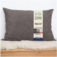 Selfitex Dekokissen 60x80 / 80x80 inkl. Füllkissen, große Farbauswahl, für Couch, Sofa und Bett