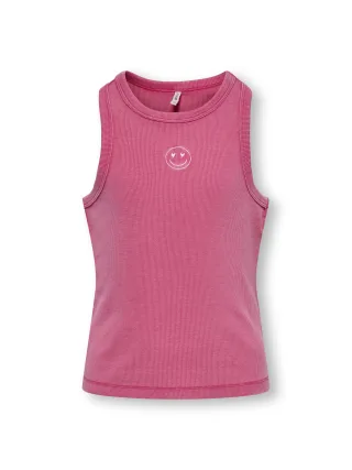 KIDS ONLY - KOGJILLY EMB WASHED TANK TOP JRS Magenta - Gr. - 140
