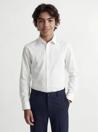 JACK&JONES - JPRPARMA SHIRT L/S NOOS JNR White - Gr. - 176