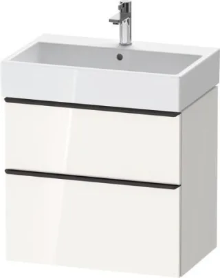 Duravit D-Neo Waschtischunterbau wandhängend Weiß Hochglanz 684x442x625 mm - DE43720BD220000 DE43720BD220000