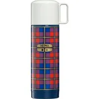 THERMOS Isolierflasche REVIVAL BEVERAGE BOTTLE, Edelstahlkörper, spülmaschinenfest, 0,5l, 18h heiß & 24h kalt, mit Push Button Lid & Trinkbecher mit Griff