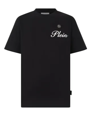 Round Neck T-Shirt Embossed Signature