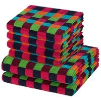 Cawö Handtuch Set Lifestyle, Walkfrottee (Spar-Set, 6-St), 4 X Handtuch 2 X Duschtuch im Set - Baumwolle - Saugstark