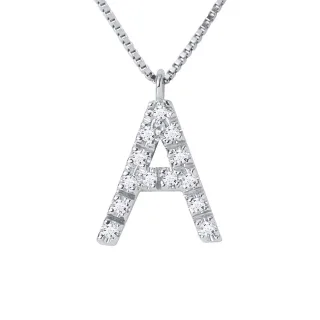 DIADEMA - Halskette mit Diamanten - A - Weißgold - Chaine Véntienne