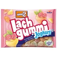 NIMM2 Süßigkeit, Storck nimm2 Lachgummi Joghurt Fruchtgummi mit Fruchtsaft 250g
