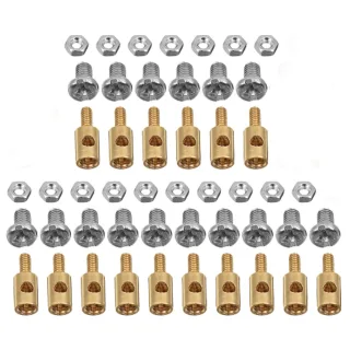 50PCS 2.5mm Adjustable Pushrod Connectors Linkage Stoppers For RC Airplane